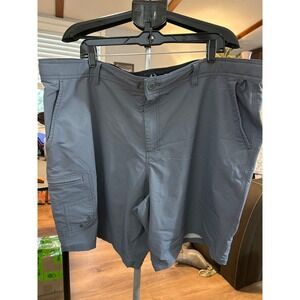 Realtree Fishing Cargo Shorts Men's 2XL 44-46 Gray Quick Dry Pockets